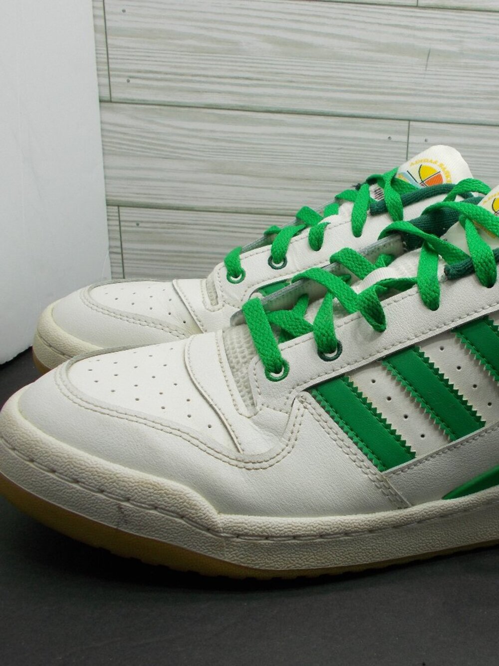 Adidas IE7175 Forum Low Original Shoes White Green Gum Men's US 11.5